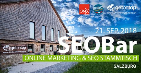 SEOBar, der Online Marketing und SEO Stammtisch in Salzburg.